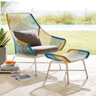 Zahradní ratanové křeslo